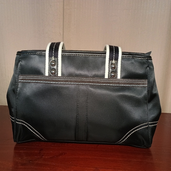 Coach Hampton Sateen Satchel - Picture 4 of 6